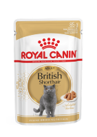 Royal Canin / Роял Канин British Shorthair Adult корм для британских короткошерстных кошек (в соусе), 12x 85г